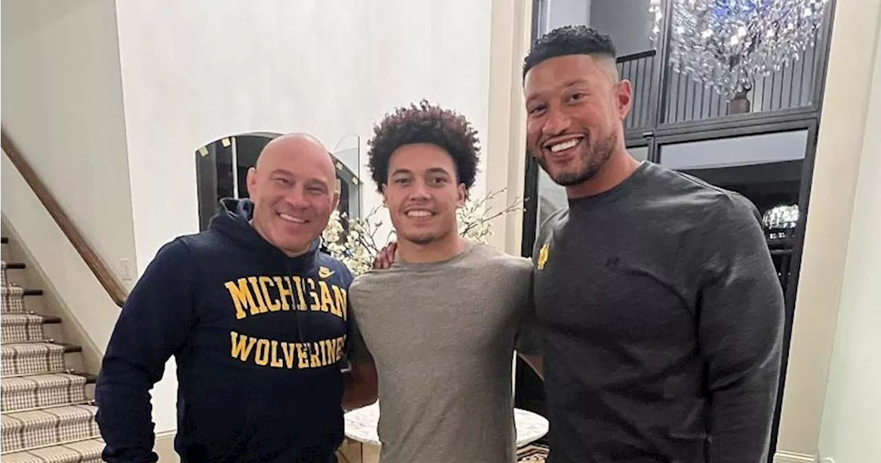 Notre Dame Coach's Son Visits University of Michigan Wrestling