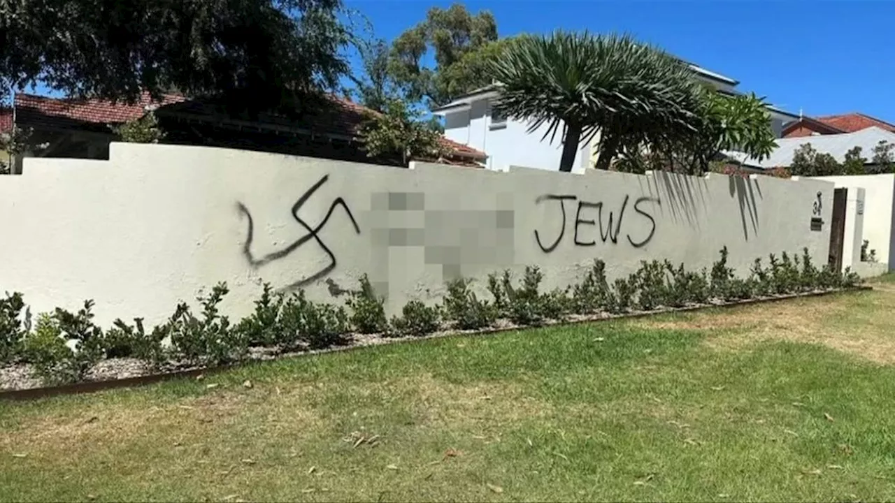 Two men charged over anti-Semitic graffiti painted across several Perth suburbs at the weekend