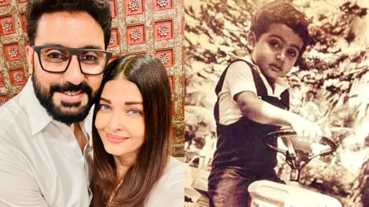 Aishwarya Rai Bachchan Wishes Abhishek on his Birthday with a Childhood Picture