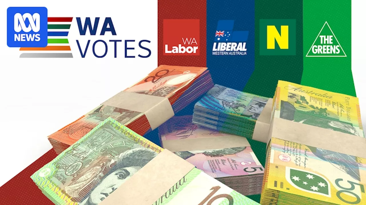 Our live political donations tracker shows who's funding the parties in the WA election