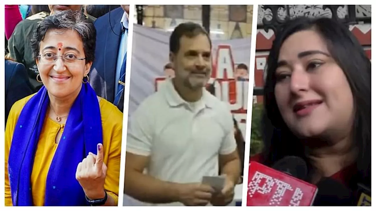 Delhi Election 2025: सीएम आतिशी, राहुल, बांसुरी समेत कई दिग्गजों ने डाला वोट, 70 सीटों पर मतदान जारी