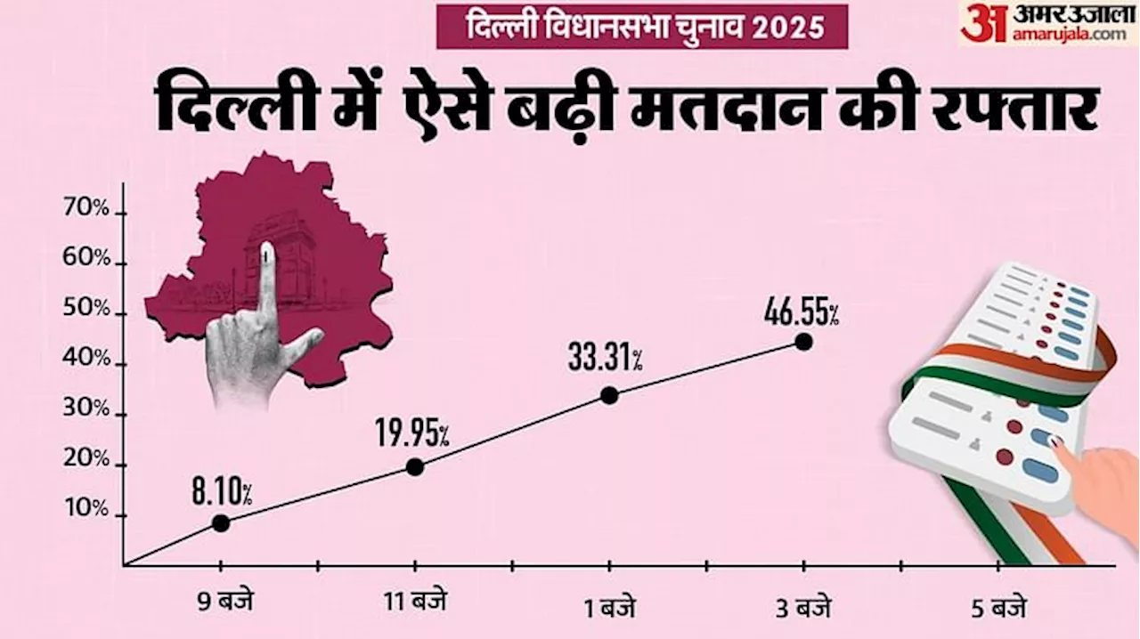 Delhi Election: 2020 में बल्लीमारान तो 2025 में मुस्तफाबाद सबसे आगे, जानें मतदान के ताजा आंकड़े