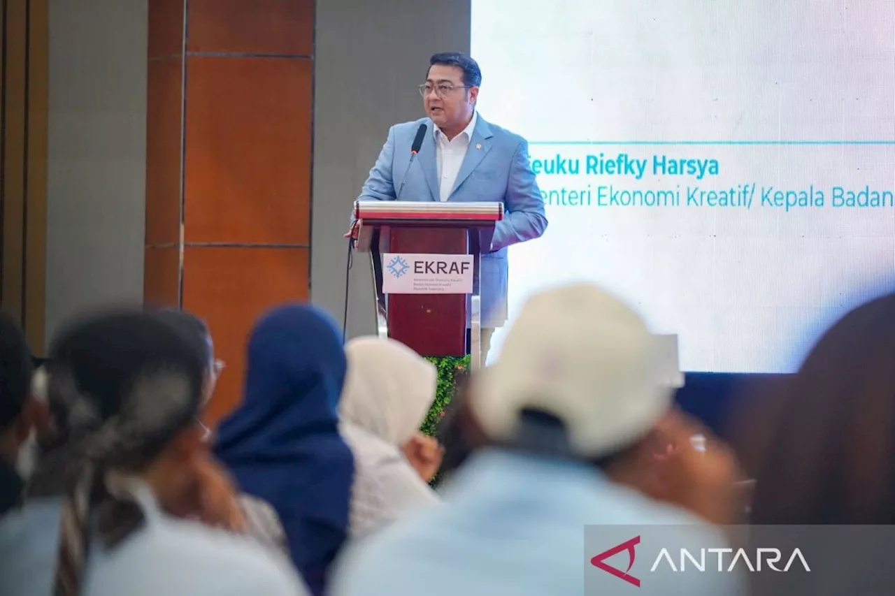 Menteri Ekonomi Kreatif Dorong Penguatan Ekosistem Ekonomi Kreatif