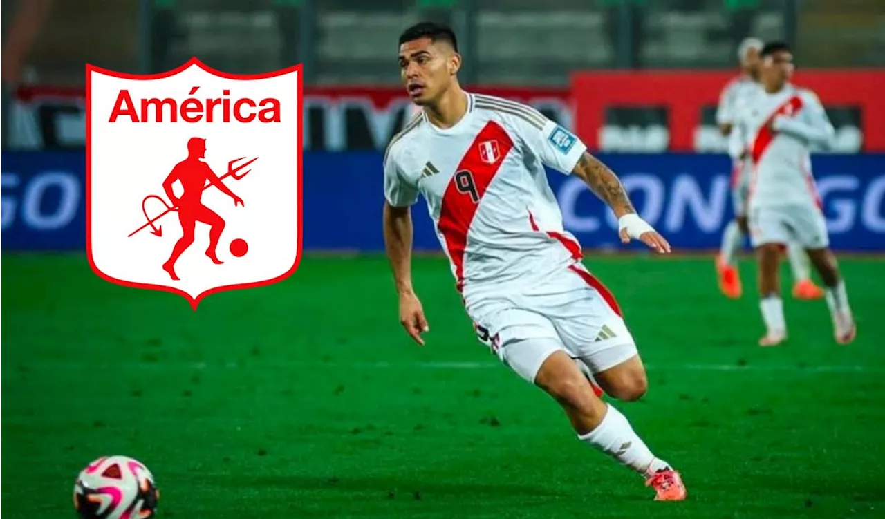 Delantero peruano llega a América de Colombia