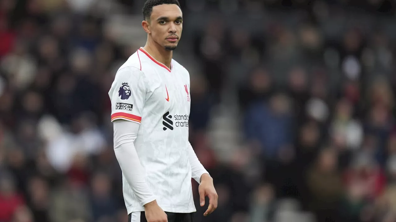 Alexander-Arnold to miss second leg against Tottenham in League Cup semis because of injury