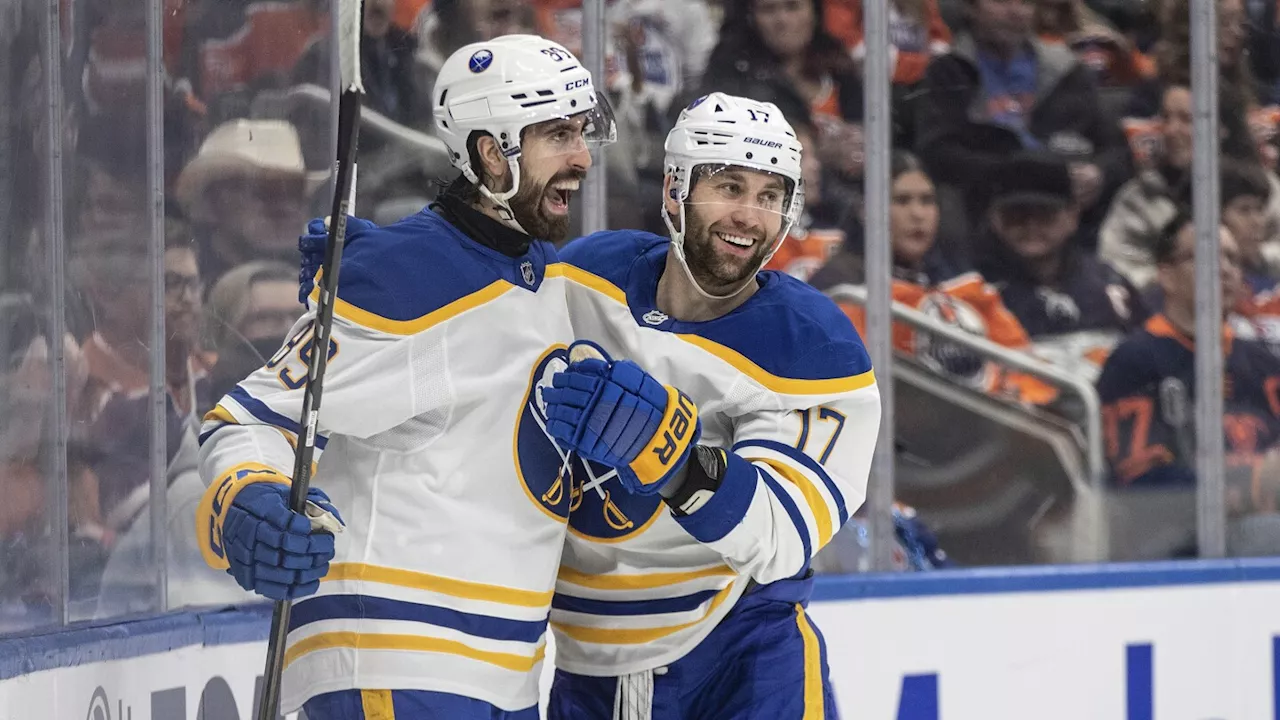 Tuch scores 2 and Sabres beat Blue Jackets 3-2 to enjoy 1st 4-game winning streak in 2 years