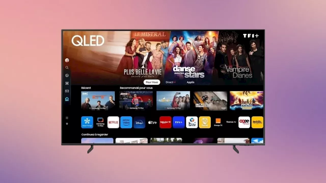 Télévision Samsung QLED 65Q60C : Immersion Visuelle et Design Minimaliste à 639,99 euros!