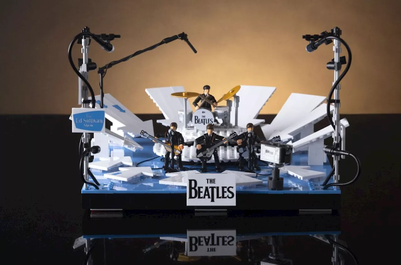 Build Your Own Beatles' Ed Sullivan Show Stage with This Collector's Set