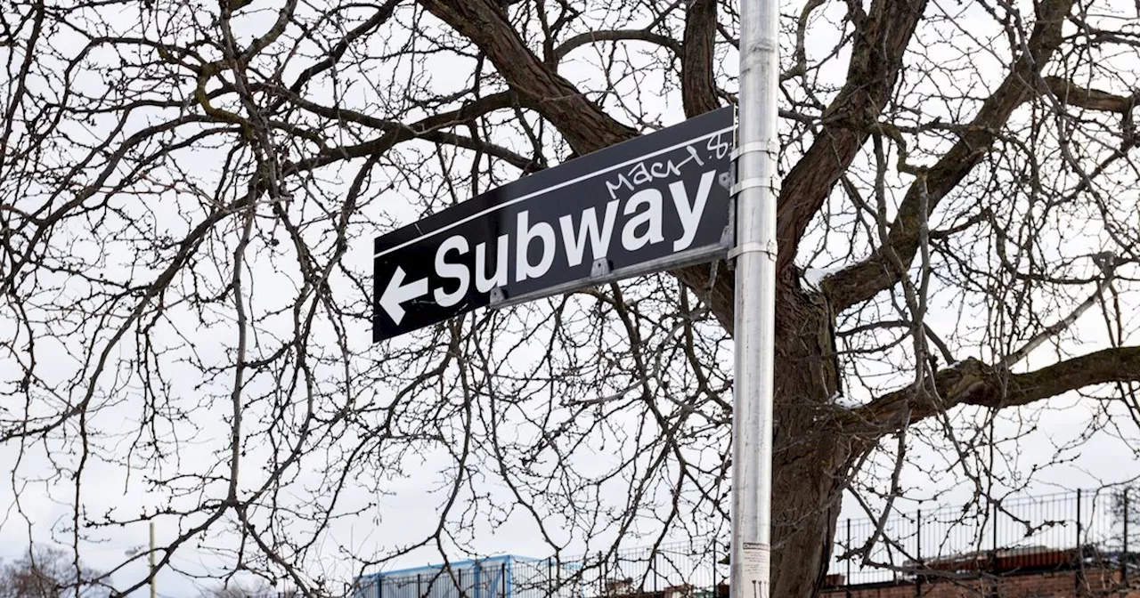 Mysterious NYC-Style Sign Points to Toronto Subway for Years