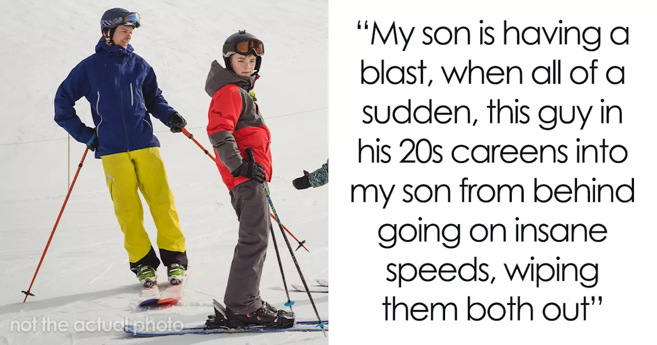 Dad Calls Ski Patrol on Reckless Skier Who Crashed into Son