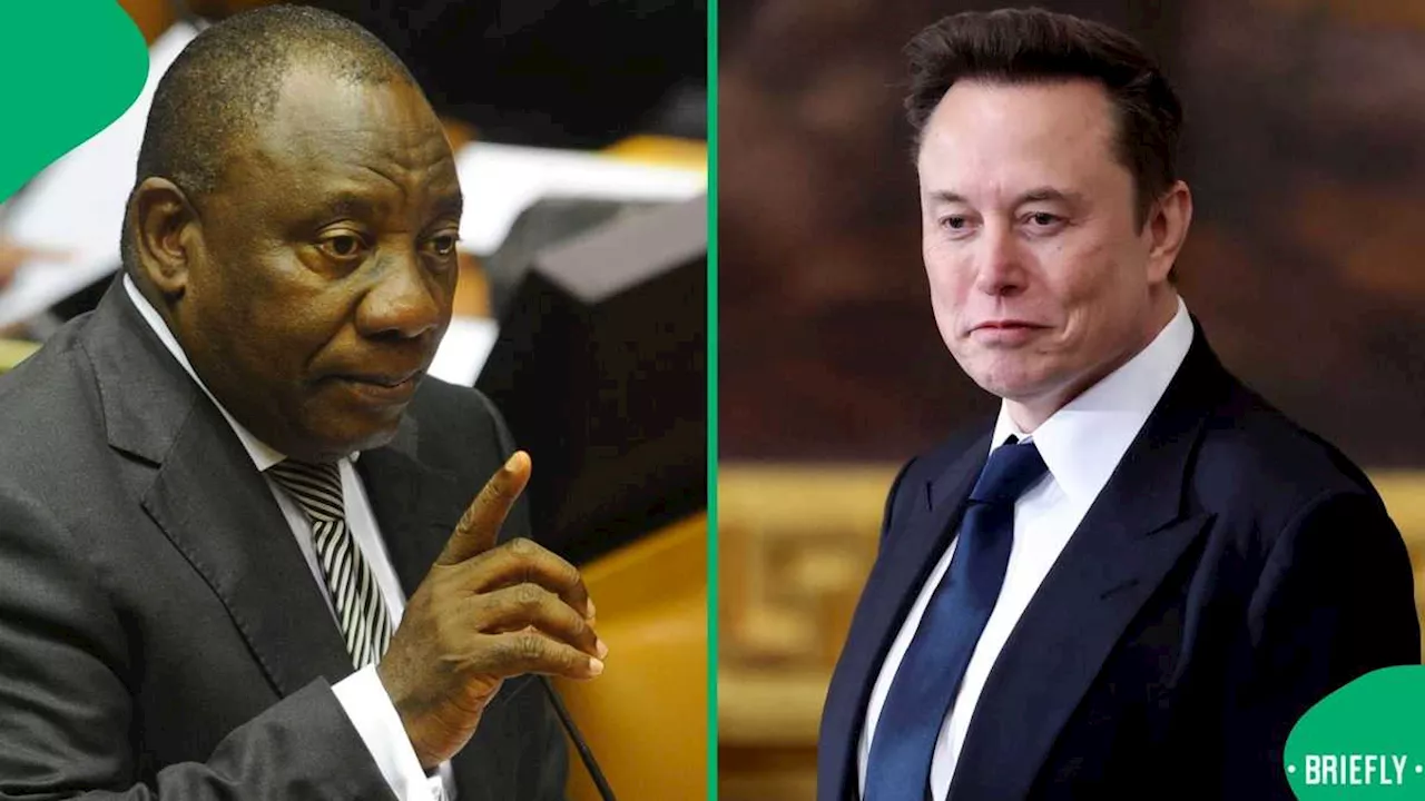 South Africans Blast Cyril Ramaphosa for Calling Elon Musk, Mzansi Accuses President of Begging