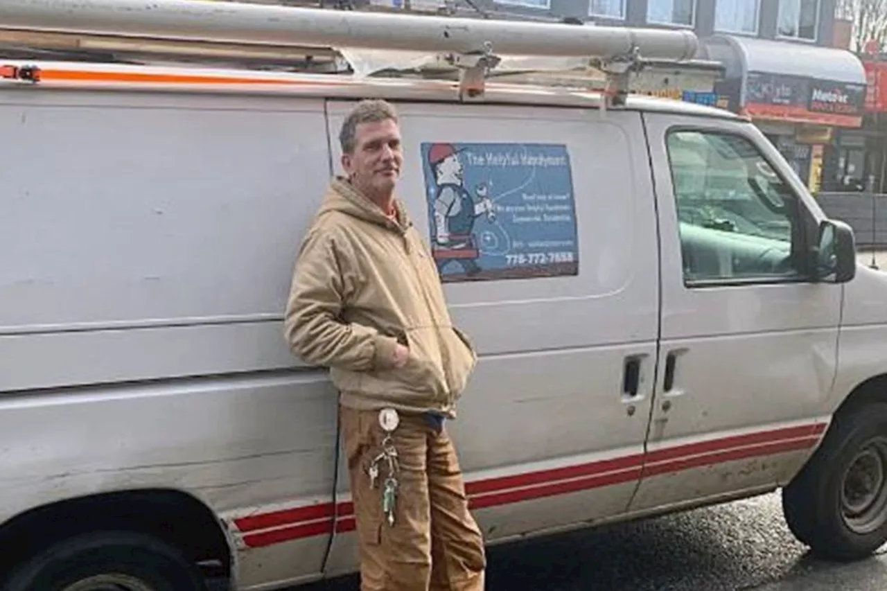 Burnaby Handyman's Van Stolen, Impacting Business