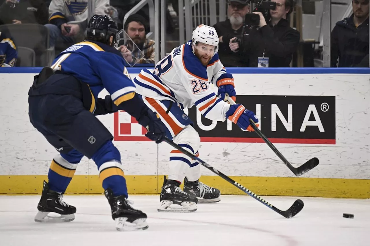 Oilers Edge Blues in Overtime