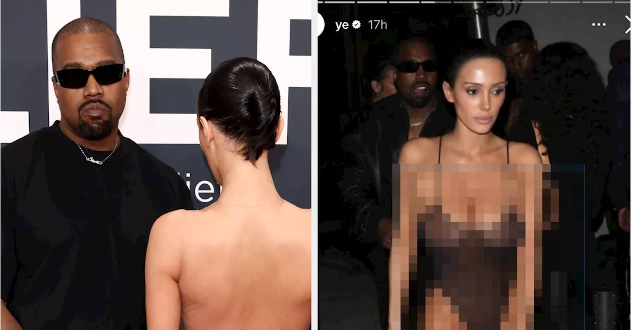 Kanye West Defends Bianca Censori Naked Grammys Look