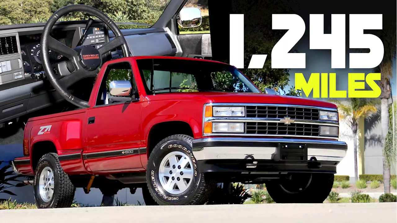 Virtually Untouched 1990 Chevrolet K1500 Silverado Sportside Heads to Auction