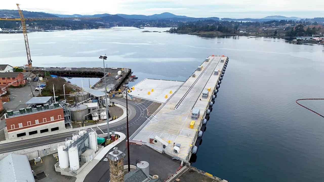 New Jetty Opens at CFB Esquimalt, Marking First Phase of $1.1 Billion Project