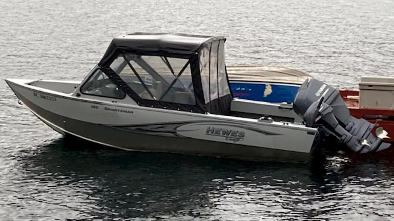 Stolen Boat Sought by Nanaimo RCMP