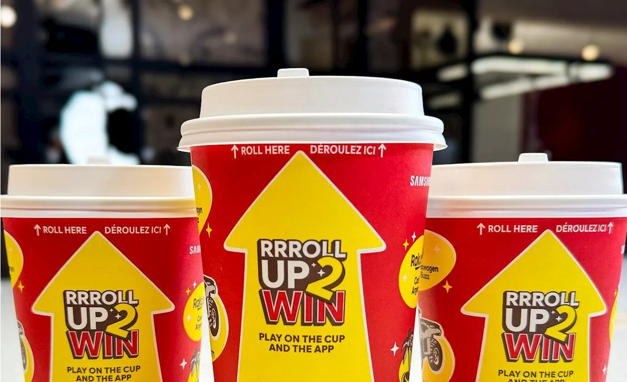 Tim Hortons Brings Back Its Classic 'Roll Up the Rim' Cups