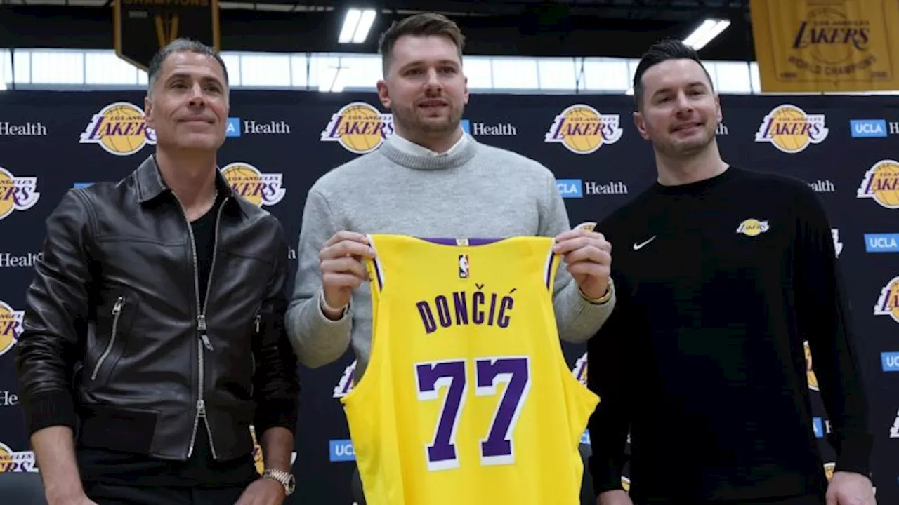 Luka Dončić sobre el shock de su traspaso a los Lakers de Los Ángeles: 'Imagínense lo sorprendido que estaba'