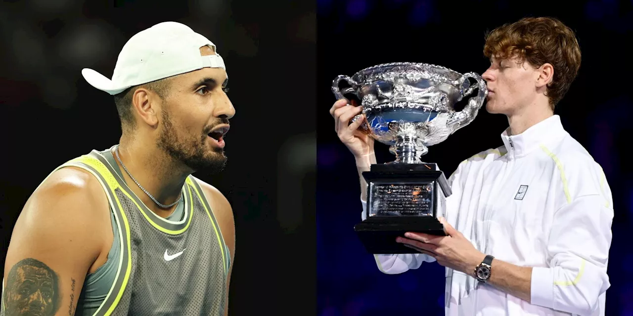 Ufficiale l'entry list per Indian Wells: Sinner comanda, mentre Kyrgios...