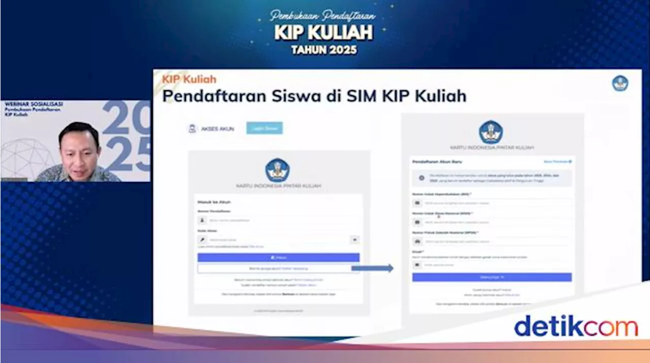 Pendaftar yang Sudah Punya Akun KIP Kuliah Tahun Lalu Tak Perlu Buat Akun Baru