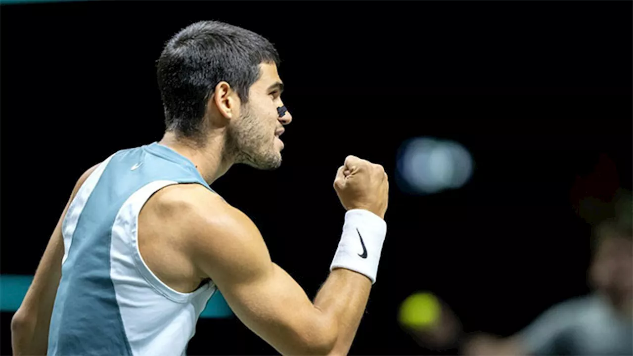 Alcaraz battles through in first match since Australian Open