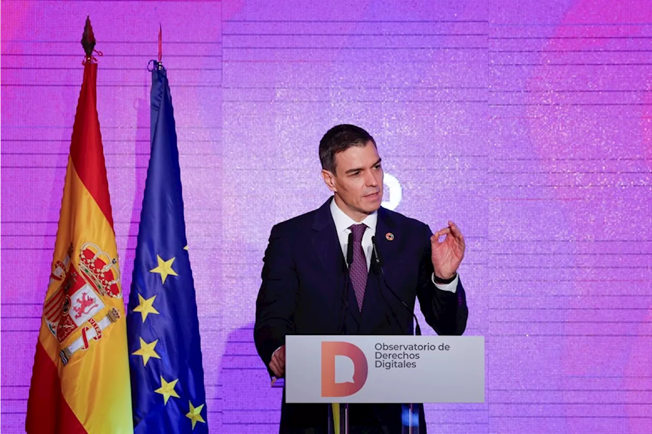 Pedro Sánchez: No podemos permitir que el espacio digital se convierta en el «salvaje oeste»