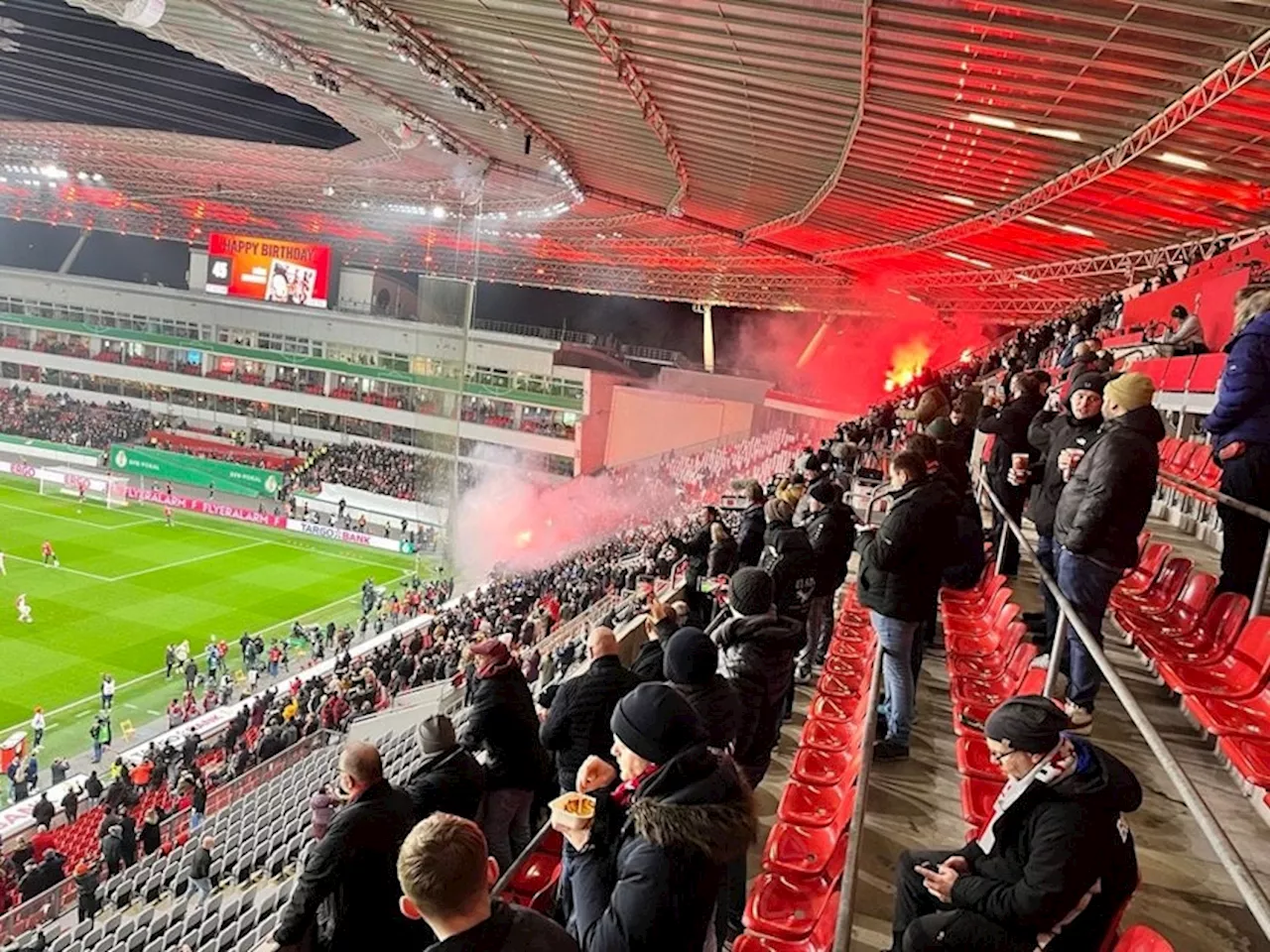 DFB-Pokal: Kölner Fans ziehen mit Pyro ein – Spiel unterbrochen