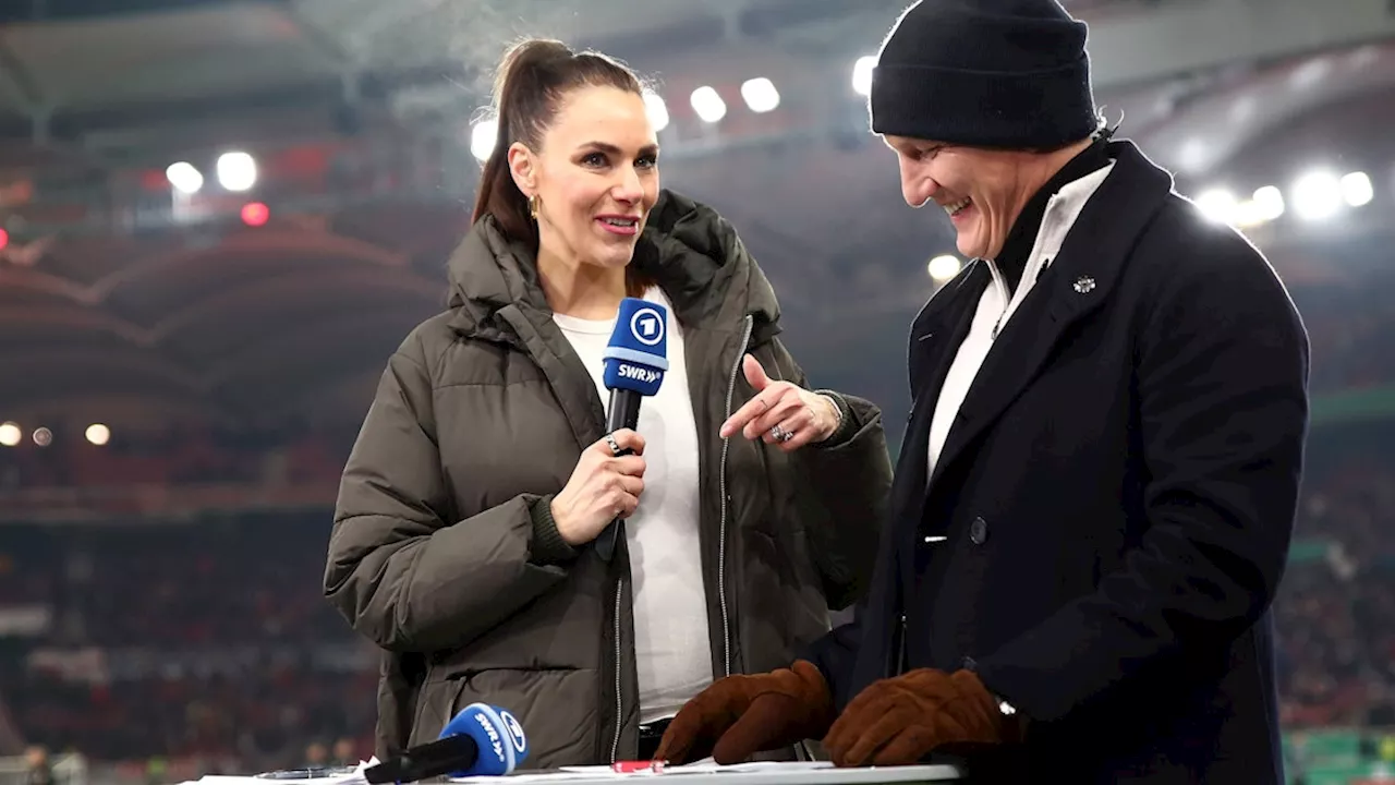 Esther Sedlaczek und Bastian Schweinsteiger wecken Nachwuchs-Spekulationen in der ARD