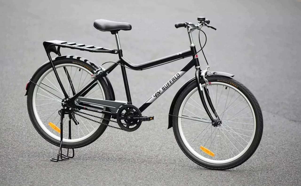 Buffalo S2 har en unik lösning för växlar. Två-växlad cykel med dubbla kedjor.