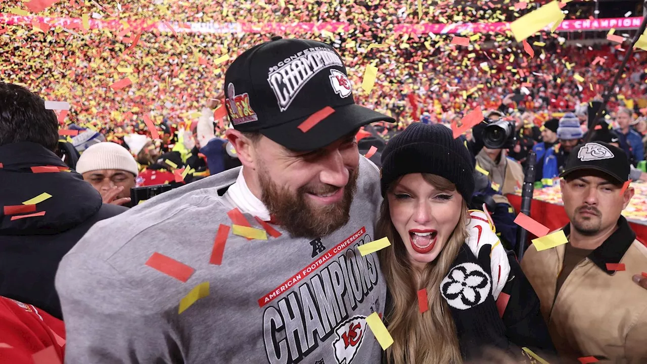 Taylor Swift unterstützt Travis Kelce beim Super Bowl