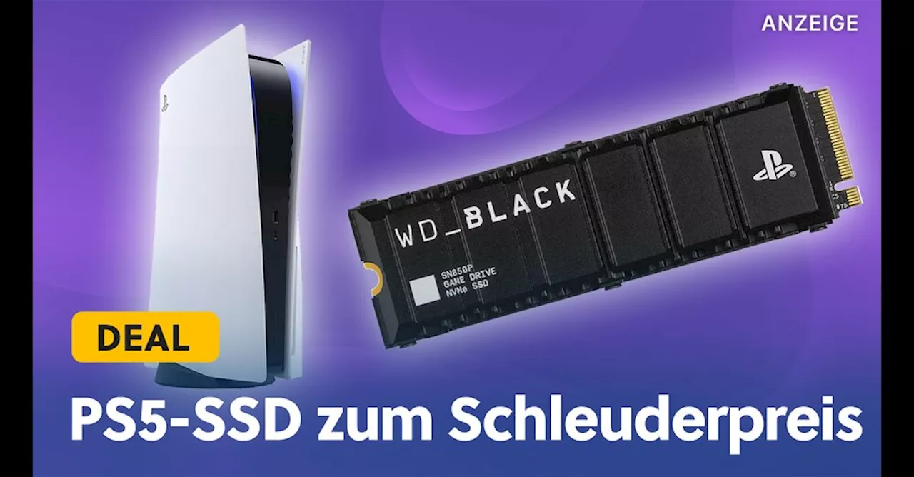 WD_Black SN850P 4TB PS5 SSD jetzt besonders günstig auf Amazon!