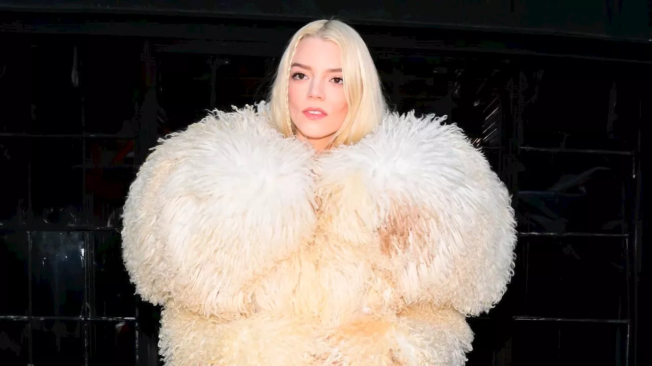 Anya Taylor-Joy Reignites the Yeti Coat Trend