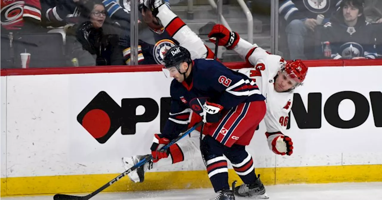 Comrie records first shutout in almost two years as Winnipeg Jets blank Carolina 3-0