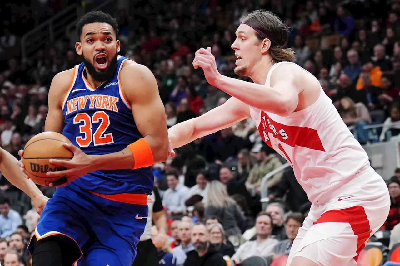 Karl-Anthony Towns’s double-double helps Knicks fend off Raptors 121-115