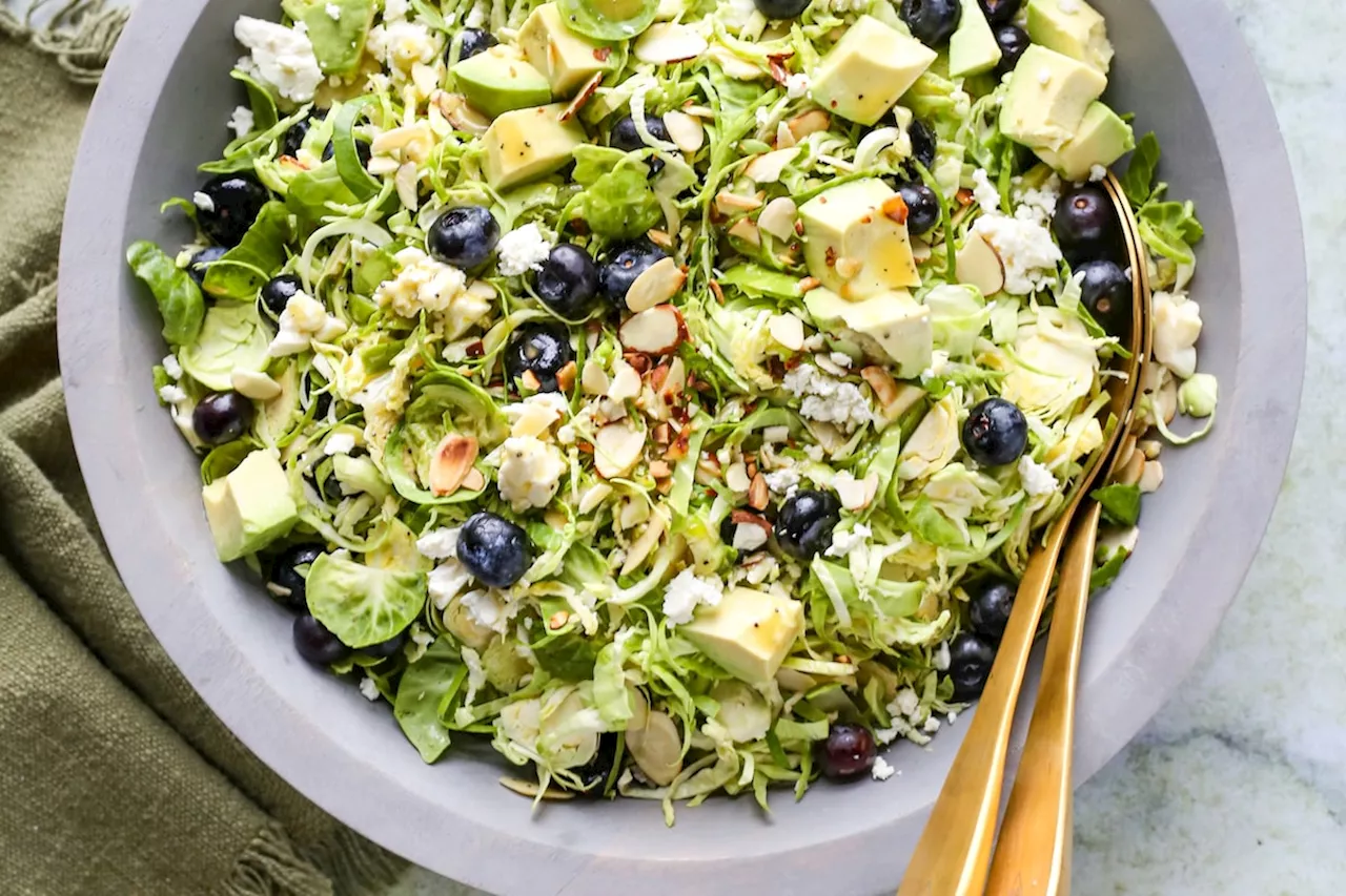 A hearty Brussels sprouts salad that can last all week