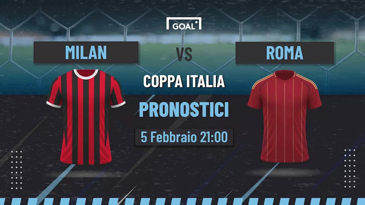 Milan-Roma, Quarti di Finale di Coppa Italia: I Rossoneri Favoriti per il Passaggio del Turno