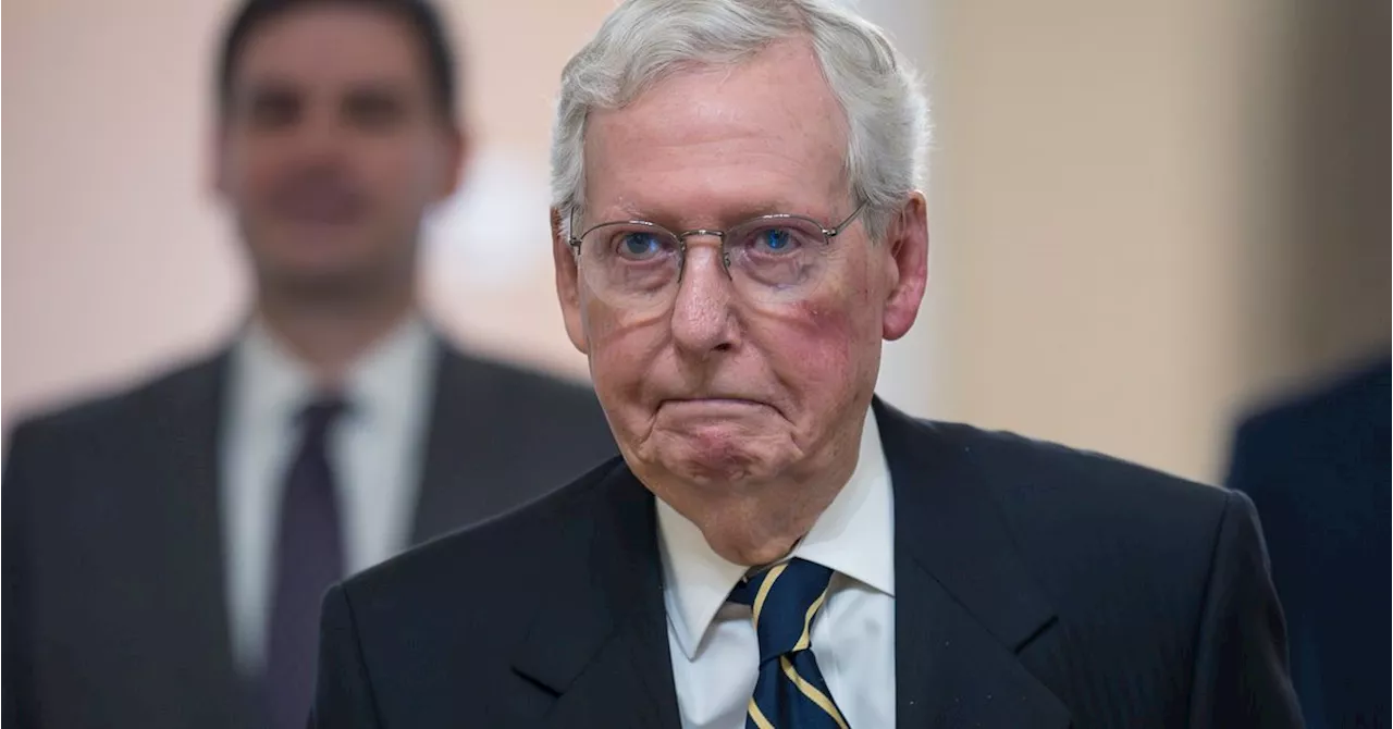 Former Senate GOP Leader Mitch McConnell Falls Again At The Capitol