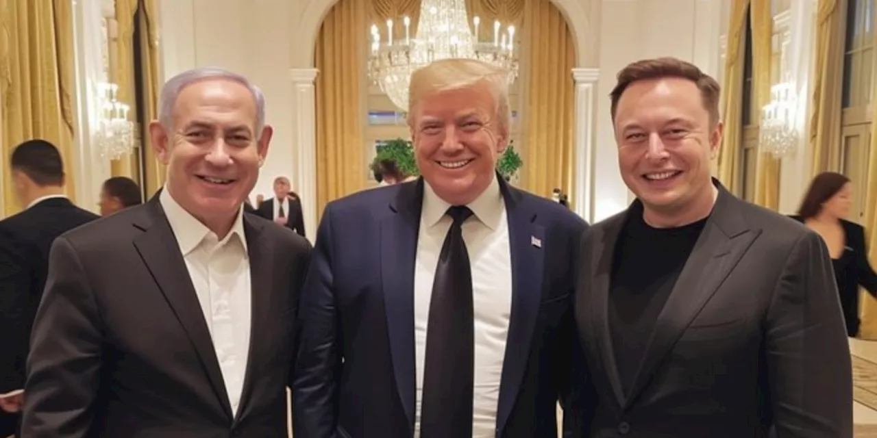 Foto Falsa di Trump, Musk e Netanyahu Generata con AI