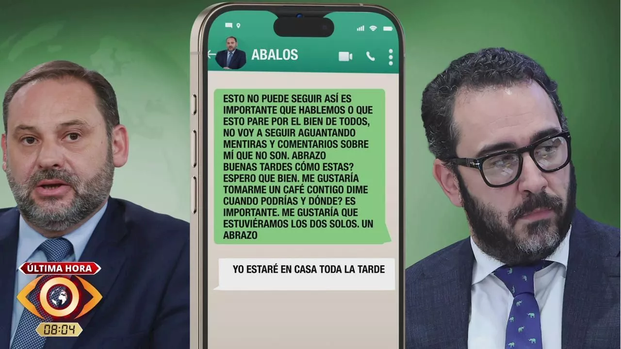 Mensajes Revelan Relación Profesional y Personal Entre Ábalos y Aldama