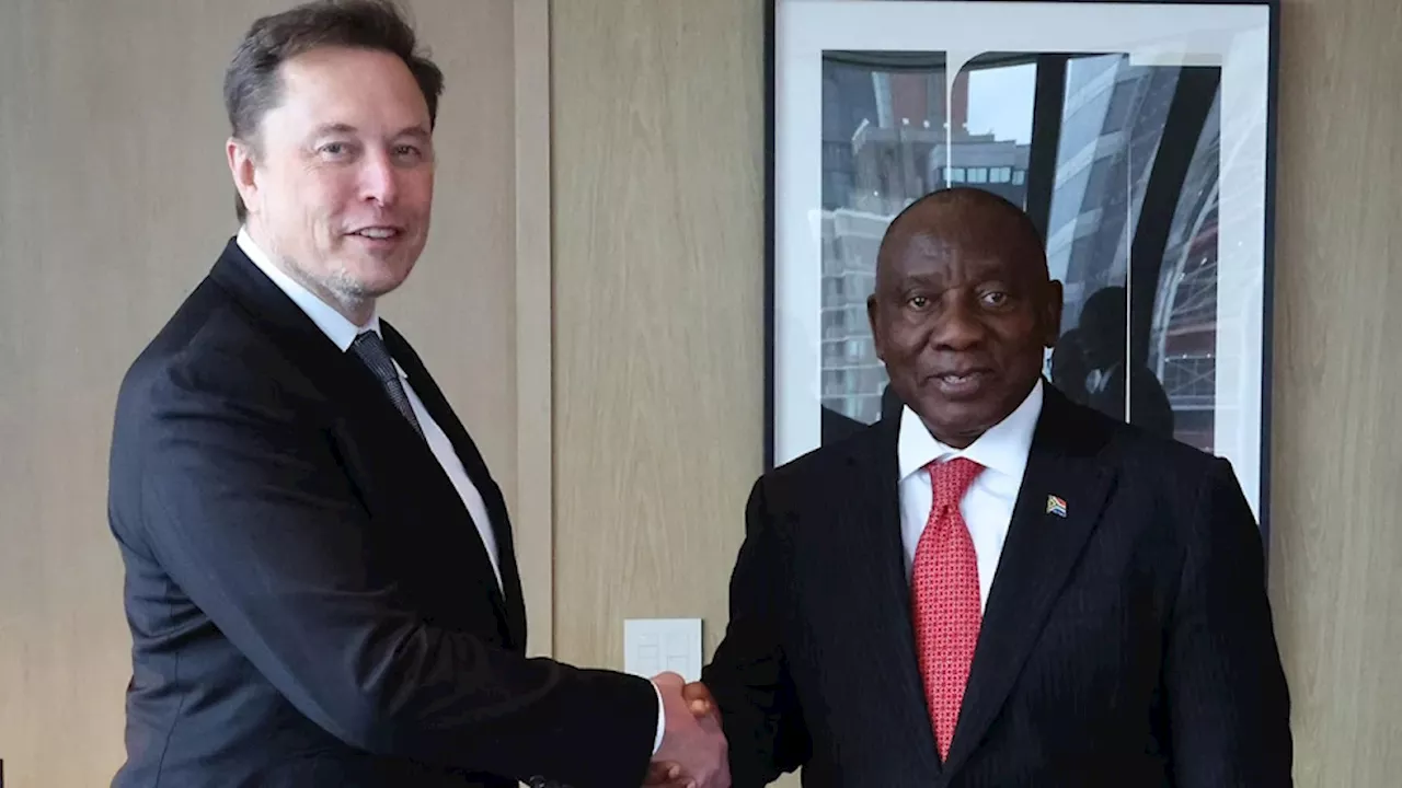 Ramaphosa engages Musk over SA ‘misinformation’