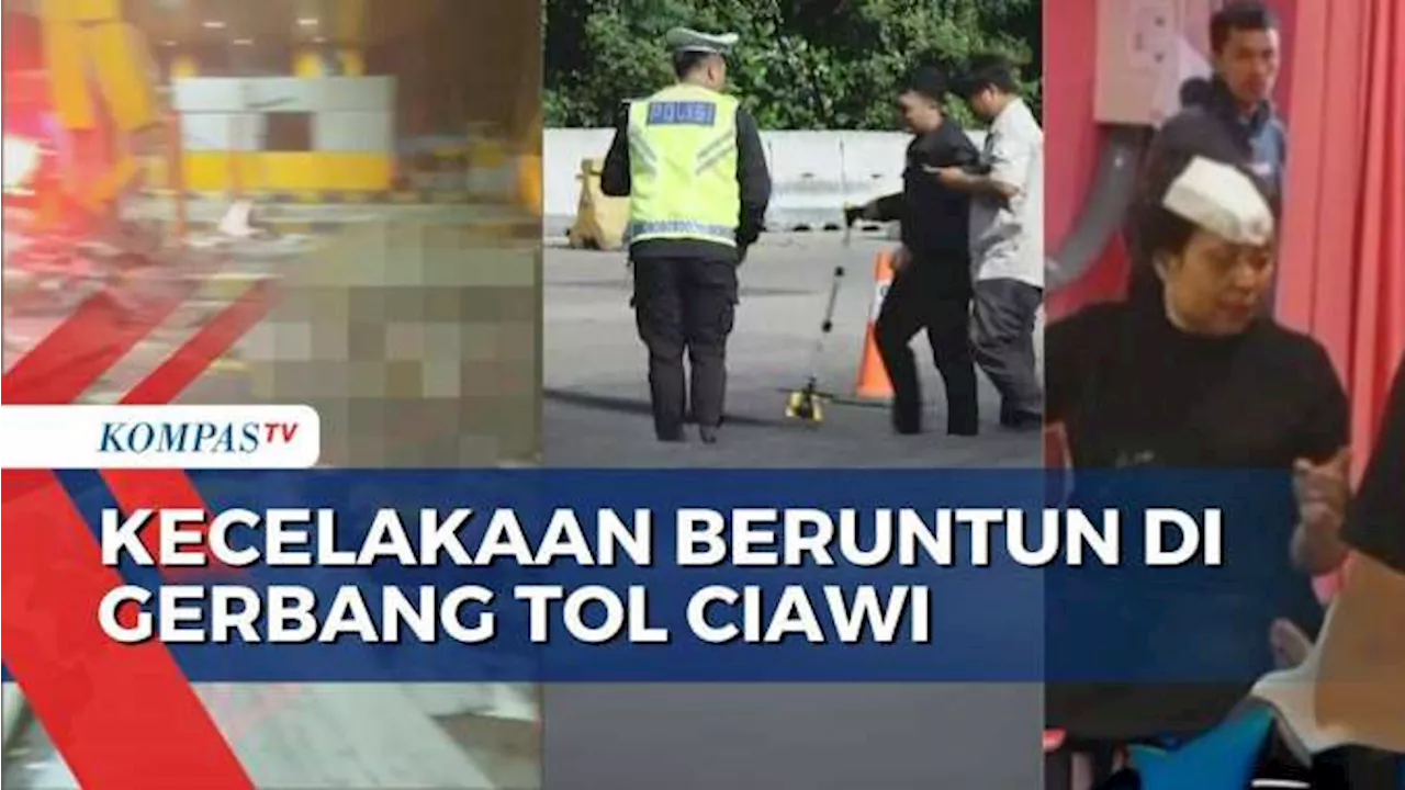 Kecelakaan Beruntun di GT Ciawi: Polisi Olah TKP, Begini Kesaksian Korban Selamat