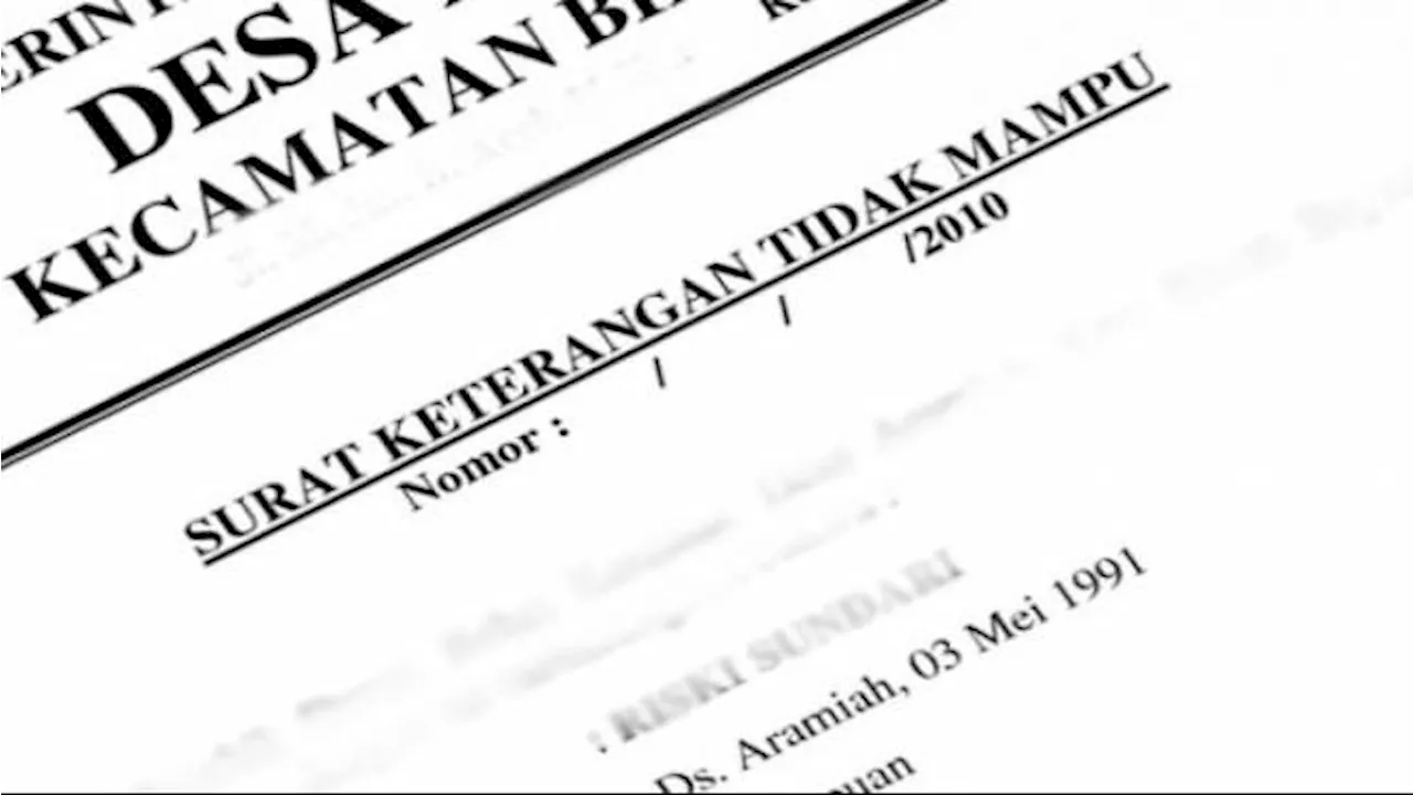 SKTM Syarat Pendaftaran KIP Kuliah 2025