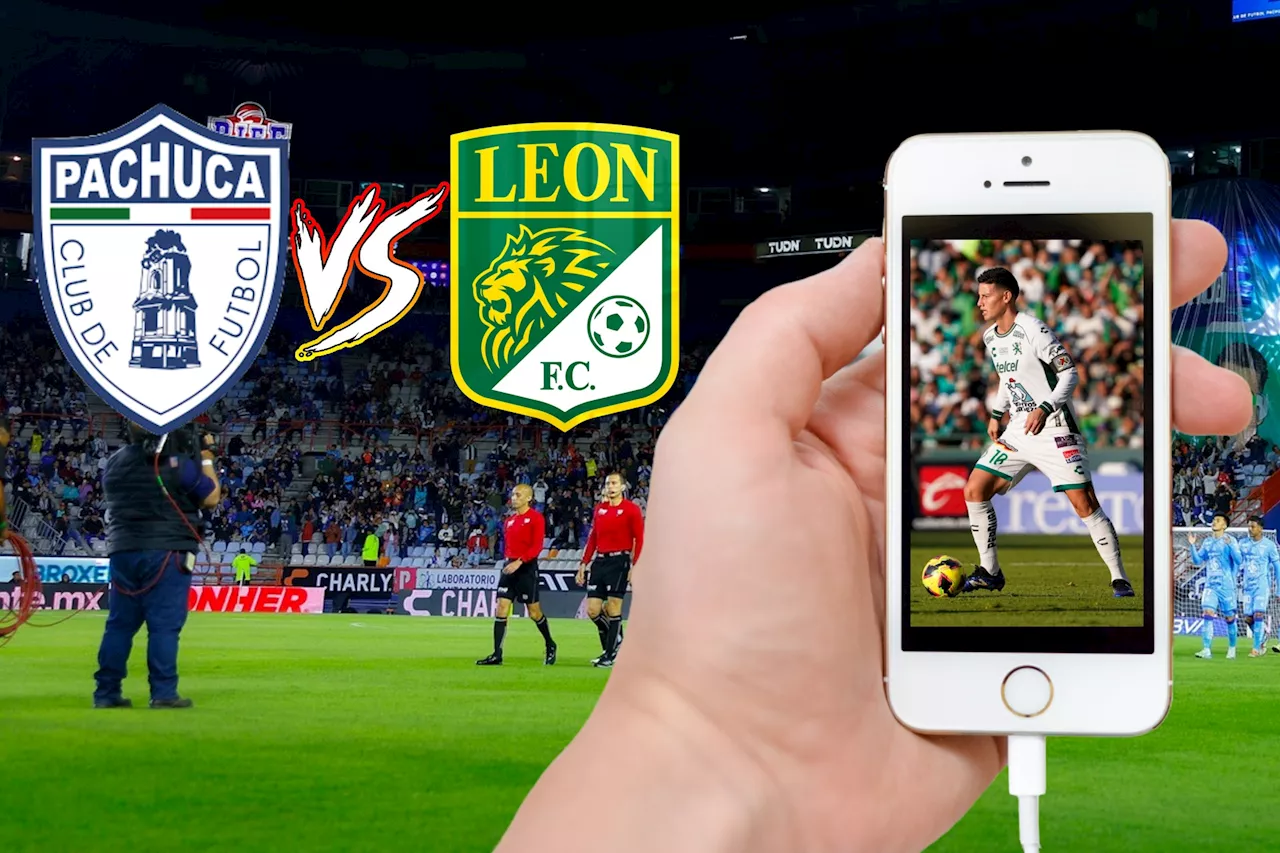 Pachuca vs León: Horario, Transmisión en Vivo y Alineaciones