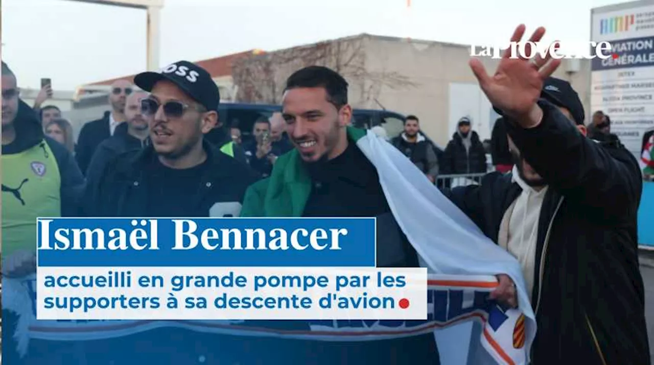 Les supporters de l'OM accueillent Bennacer à Marignane