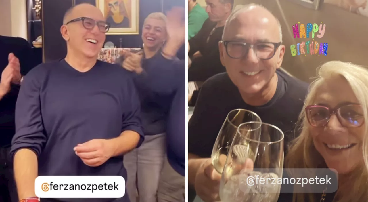 Ferzan Ozpetek festeggia 66 anni con Mara Venier e amici