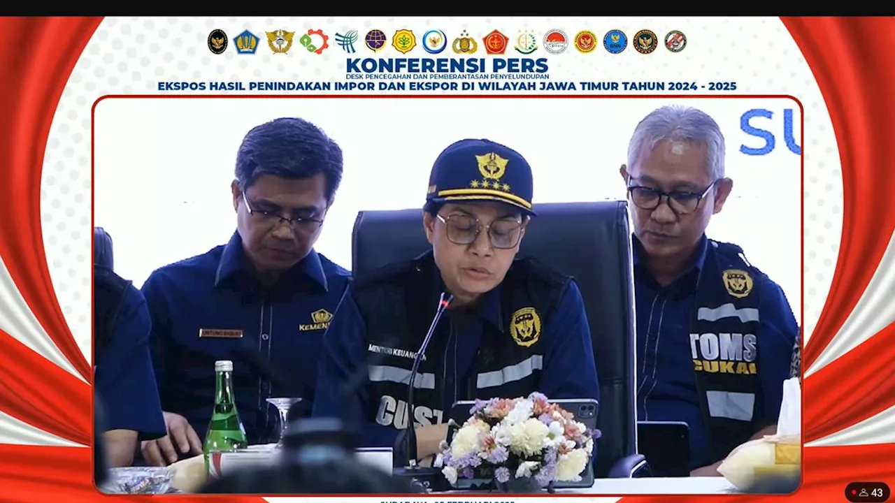 Bea Cukai Selamatkan Rp4,8 Triliun Negara dari Penyelundupan