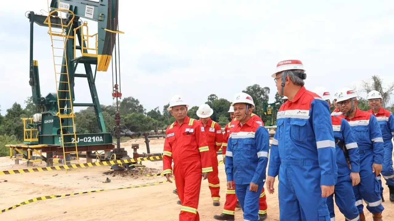 Menteri ESDM Bahlil Lahadalia Inspeksi Produksi Minyak di Lapangan Duri