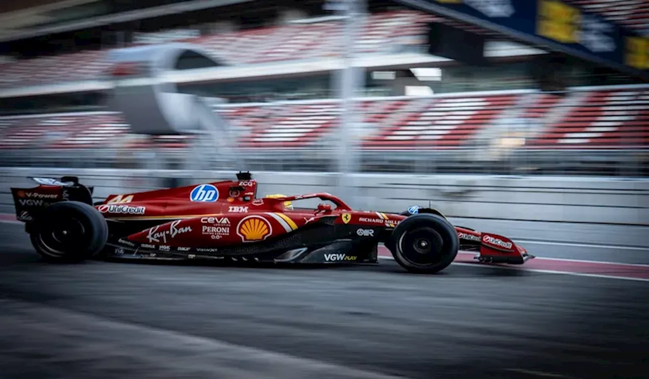 Lewis Hamilton dan Charles Leclerc Uji Coba Ban Pirelli di Sirkuit Barcelona