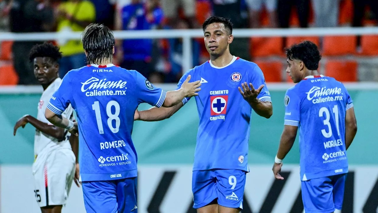 Cruz Azul cumple contra el Real Hope y gana en su presentación en la Concacaf Champions Cup